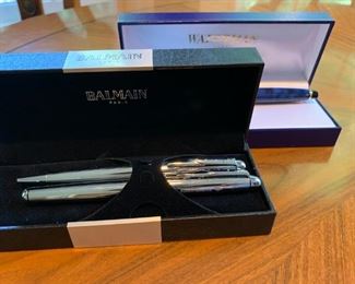 Balmain and Waterman Pens