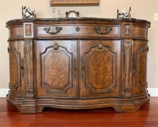 Marble Top Sideboard