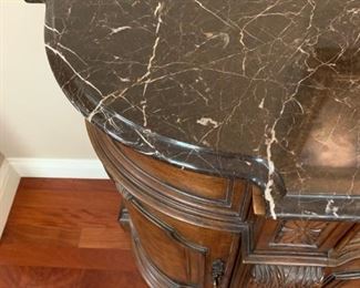 Marble Top Sideboard