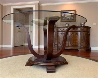 Glass Top Table