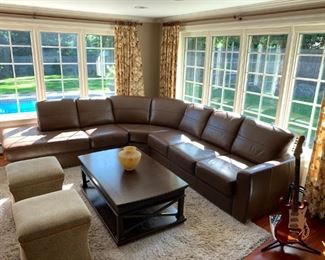 Leather Sectional from Jaymar
