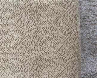Calico Corners Upholstered Stools, PAIR