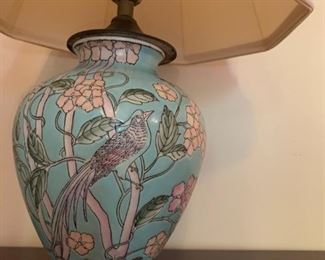 Chinese Style Lamp with Bird