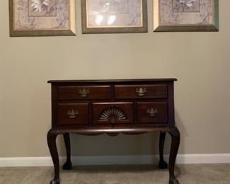 Mahogany Chest on Stand, Art Prints