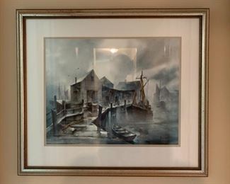 Watercolor, Signed John Hare
