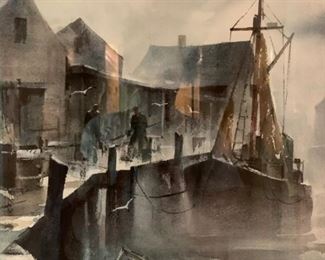 Watercolor, Signed John Hare