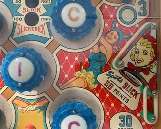 Slick Chick Pin Ball from Gottlieb, 1963
