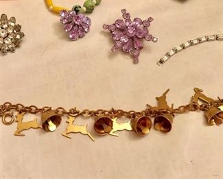 Vintage Christmas bracelet 