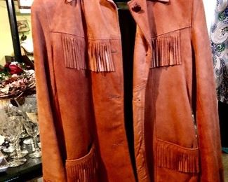 Vintage suede fringed jacket circa 1960 perfect condition