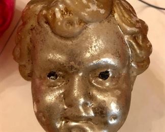 Circa 1915 baby face ornament