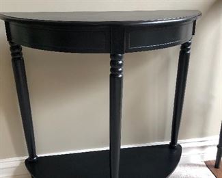 HALF-ROUND SIDE TABLE - GREAT FOR AN ENTRY WAY
