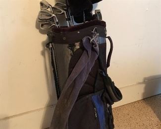 GTX golf club set with bag