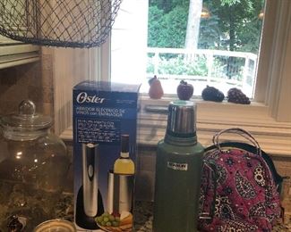 wine chiller and opener, thermos, Vera Bradley lunch box and more!