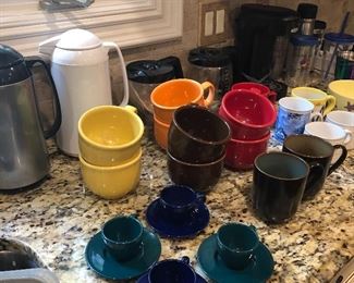 Coffee/Latte cups, coffee pots and more