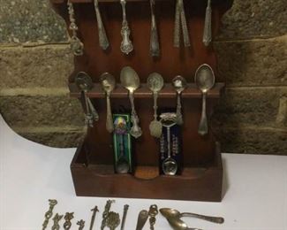 Decorative & Souvenir Spoons (with display) https://ctbids.com/#!/description/share/188715