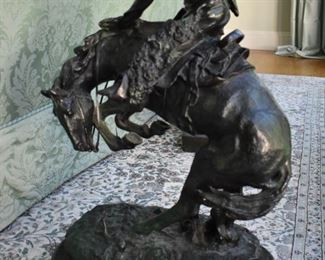 Frederic Remington "Rattlesnake" bronze