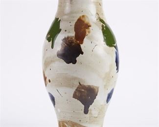 Warren MacKenzie (1924-2018). Studio pottery ceramic vase. Glazed stoneware. Warren MacKenzie was a renowned Minnesota studio potter. A student of Bernard Leach and Shoji Hamada, he is credited with bringing the functional Mingei tradition to the United States, and spreading it through his own art and mentorship of students during his long tenure at the University of Minnesota. Note: Lots 1-19 were purchased by a single collector from MacKenzie's showroom between 1989-2000
SKU: 01385
Follow us on Instagram: @revereauctions