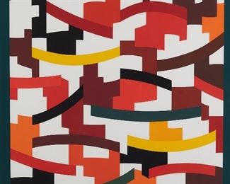 Yaacov Agam (b. 1928). Silkscreen titled "Union III." Signed along the lower right and inscribed E/A along the lower left.
SKU: 01846
Follow us on Instagram: @revereauctions