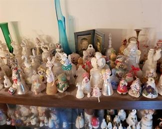 Lots of collectibles and bells 