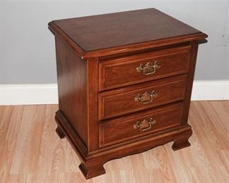 38. Chippendale Style Stained Maple Night Stand