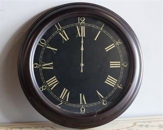 56. Round Wall Clock with Roman Numerals