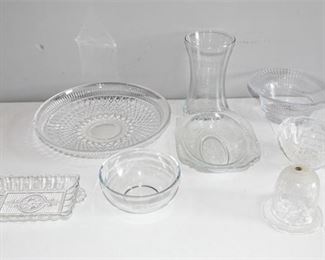 67. Eight 8 Piece Lot of Assorted Glassware