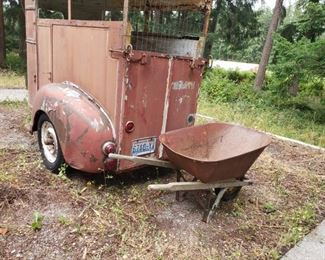 1940s single horse trailer title available 