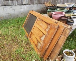 Vintage screen doors