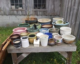 Tons of garden pots