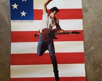 Vintage rock and roll posters.