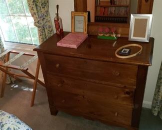 77 Vintage Dresser and Hotel Rack