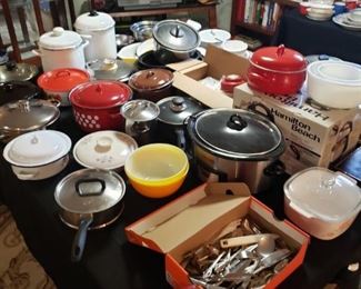 So many pots and pans!!!!