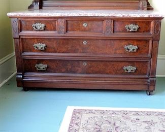 VICTORIAN DRESSER DRAWERS AND HARDWARE