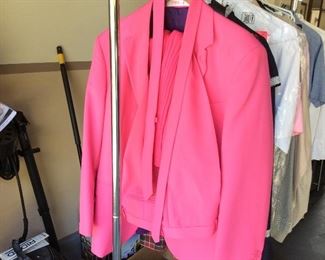 Men’s hot pink suit