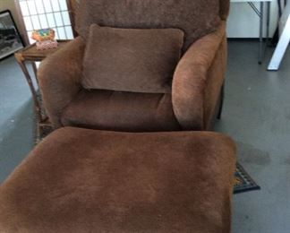 Oversized chair and Ottoman