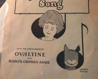 Sheet music for Annie Ovaltine