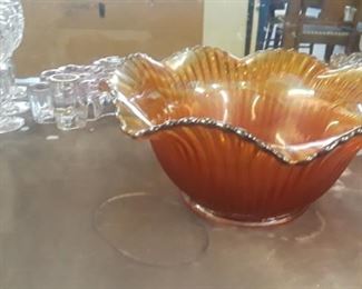 Carnival Glass Bowl 