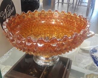 Carnival Glass Bowl 