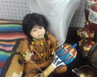 Handmade Native American Doll 