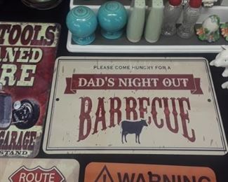 Dad's Barbecue Sign 