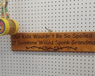 Grandma's Spoil Sign 