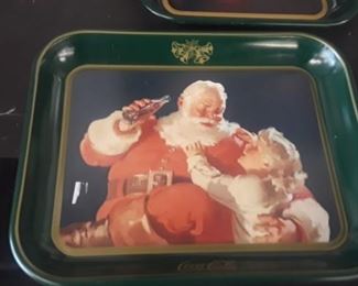 Santa Coke Tray 