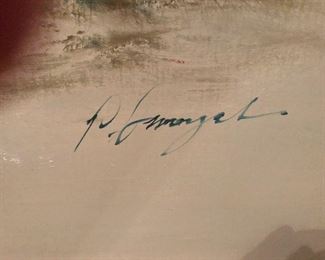 That artist's signature is very legible. You need to come see this painting for yourself to agree with me how legible it is