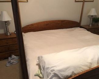 MCM four poster bed