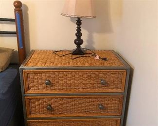 cool rattan end tables