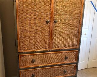 rattan wardrobe