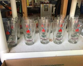 Commemorative 1996 Atlanta Olympics pint glasses