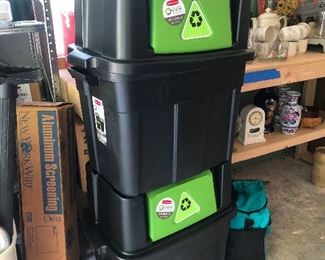 fancy recycling bins