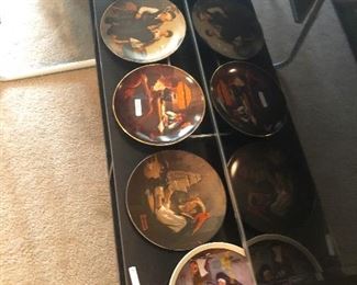 Norman Rockwell commemorative plates