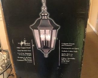 Lantern like those carried down cobblestone streets by Scotland Yard looking for Jack the Ripper (I'm a true-crime nut)